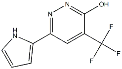 3-HYDROXY-6-(PYRROL-2-YL)-4-(TRIFLUOROMETHYL)PYRIDAZINE Struktur