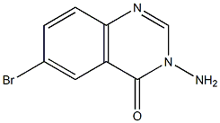 3-AMINO-6-BROMOQUINAZOLIN-4(3H)-ONE Struktur