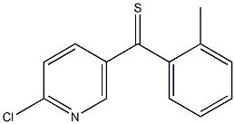 2-CHLORO-5-(2-METHYLTHIOBENZOYL)PYRIDINE Struktur