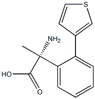 (2R)-2-AMINO-2-(2-(3-THIENYL)PHENYL)PROPANOIC ACID Struktur