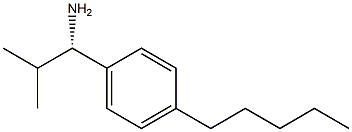 (1S)-2-METHYL-1-(4-PENTYLPHENYL)PROPYLAMINE Struktur