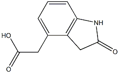 (2-OXO-2,3-DIHYDRO-1H-INDOL-4-YL)-ACETIC ACID Struktur