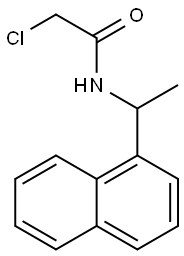 2-CHLORO-N-[1-(1-NAPHTHYL)ETHYL]ACETAMIDE Struktur