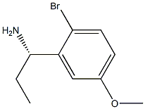 (1S)-1-(2-BROMO-5-METHOXYPHENYL)PROPYLAMINE Struktur