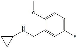 (1R)CYCLOPROPYL(5-FLUORO-2-METHOXYPHENYL)METHYLAMINE Struktur