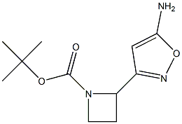 2-(5-AMINO-ISOXAZOL-3-YL)-AZETIDINE-1-CARBOXYLIC ACID TERT-BUTYL ESTER Struktur