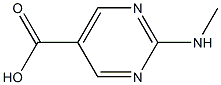 2-METHYLAMINO-PYRIMIDINE-5-CARBOXYLIC ACID Struktur