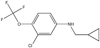 (1R)[3-CHLORO-4-(TRIFLUOROMETHOXY)PHENYL]CYCLOPROPYLMETHYLAMINE Struktur