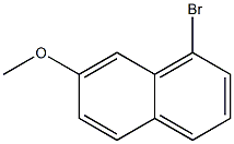 1-BROMO-7-METHOXY-NAPHTHALENE Struktur