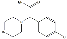 2-(4-CHLOROPHENYL)-2-PIPERAZIN-1-YLACETAMIDE Struktur