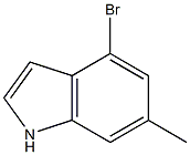 4-BROMO-6-METHYL INDOLE Struktur