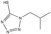 1-ISOBUTYL-1H-TETRAZOLE-5-THIOL Struktur