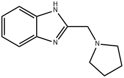 2-(PYRROLIDIN-1-YLMETHYL)-1H-BENZIMIDAZOLE Struktur