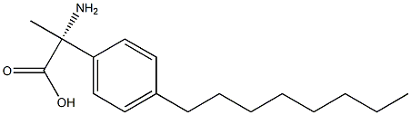 (2R)-2-AMINO-2-(4-OCTYLPHENYL)PROPANOIC ACID Struktur