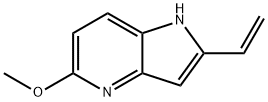 5-METHOXY-2-VINYL-1H-PYRROLO[3,2-B]PYRIDINE Struktur