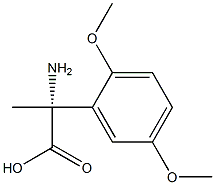 (2R)-2-AMINO-2-(2,5-DIMETHOXYPHENYL)PROPANOIC ACID Struktur