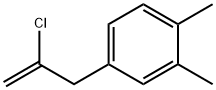 2-クロロ-3-(3,4-ジメチルフェニル)-1-プロペン 化學(xué)構(gòu)造式