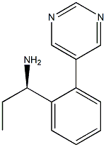 (1R)-1-(2-PYRIMIDIN-5-YLPHENYL)PROPYLAMINE Struktur