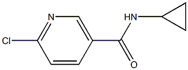 6-CHLORO-N-CYCLOPROPYLNICOTINAMIDE Struktur