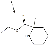 2-METHYL-2-PIPERIDINECARBOXYLIC ACID ETHYL ESTER HCL Struktur