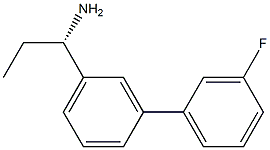 (1S)-1-[3-(3-FLUOROPHENYL)PHENYL]PROPYLAMINE Struktur