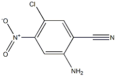 2-AMINO-5-CHLORO-4-NITROBENZONITRILE Struktur