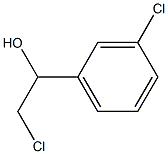 2-CHLORO-1-(3-CHLORO-PHENYL)-ETHANOL Struktur