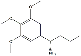 (1S)-1-(3,4,5-TRIMETHOXYPHENYL)BUTYLAMINE Struktur