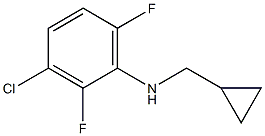 (1S)(3-CHLORO-2,6-DIFLUOROPHENYL)CYCLOPROPYLMETHYLAMINE Struktur