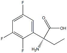 (2R)-2-AMINO-2-(2,3,5-TRIFLUOROPHENYL)BUTANOIC ACID Struktur