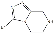 3-BROMO-5,6,7,8-TETRAHYDRO-[1,2,4]TRIAZOLO[4,3-A]PYRAZINE Struktur