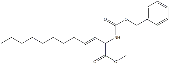 2-CBZ-AMINO-DODEC-3-ENOIC ACID METHYL ESTER Struktur