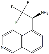 (1S)-2,2,2-TRIFLUORO-1-(5-ISOQUINOLYL)ETHYLAMINE Struktur