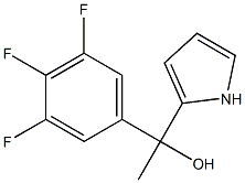 1-METHYL-2-PYRROLYL-(3,4,5-TRIFLUOROPHENYL)METHANOL Struktur