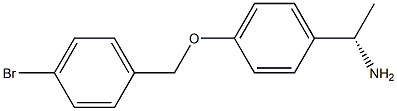 (1S)-1-(4-[(4-BROMOPHENYL)METHOXY]PHENYL)ETHYLAMINE Struktur