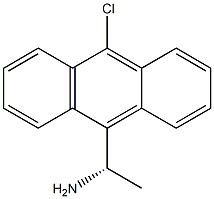 (1S)-1-(10-CHLORO(9-ANTHRYL))ETHYLAMINE Struktur