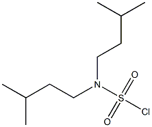 BIS(3-METHYLBUTYL)SULFAMOYL CHLORIDE Struktur