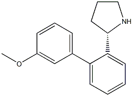 1-[2-((2S)PYRROLIDIN-2-YL)PHENYL]-3-METHOXYBENZENE Struktur