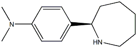 (R)-4-(AZEPAN-2-YL)-N,N-DIMETHYLBENZENAMINE Struktur