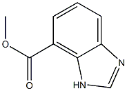 METHYL BENZIMIDAZOLE-7-CARBOXYLIC ACID Struktur