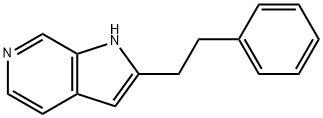 2-PHENETHYL-1H-PYRROLO[2,3-C]PYRIDINE Struktur