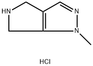 1,4,5,6-TETRAHYDRO-1-METHYLPYRROLO-[3,4-C]-PYRAZOLE DIHYDROCHLORIDE Struktur