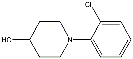 (2-CHLOROPHENYL)-4-HYDROXY-PIPERIDINE Struktur