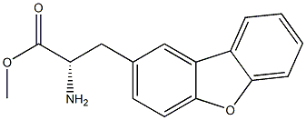 METHYL (2S)-2-AMINO-3-DIBENZO[B,D]FURAN-2-YLPROPANOATE Struktur