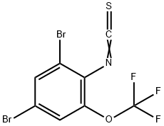 2,4-DIBROMO-6-TRIFLUOROMETHOXYPHENYLISOTHIOCYANATE Struktur