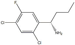 (1S)-1-(2,4-DICHLORO-5-FLUOROPHENYL)BUTYLAMINE Struktur