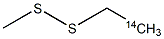 DIMETHYL DISULFIDE, [METHYL-14C] Struktur