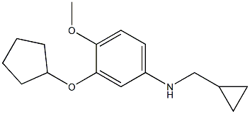 (1R)(3-CYCLOPENTYLOXY-4-METHOXYPHENYL)CYCLOPROPYLMETHYLAMINE Struktur