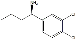 (1R)-1-(3,4-DICHLOROPHENYL)BUTYLAMINE Struktur