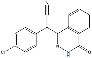 4-(4-CHLORO-L-CYANOBENZYL)-(2H)-PHTHALAZINONE Struktur